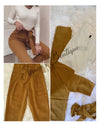 Nolah High Waist Skinny Pants (Cognac)